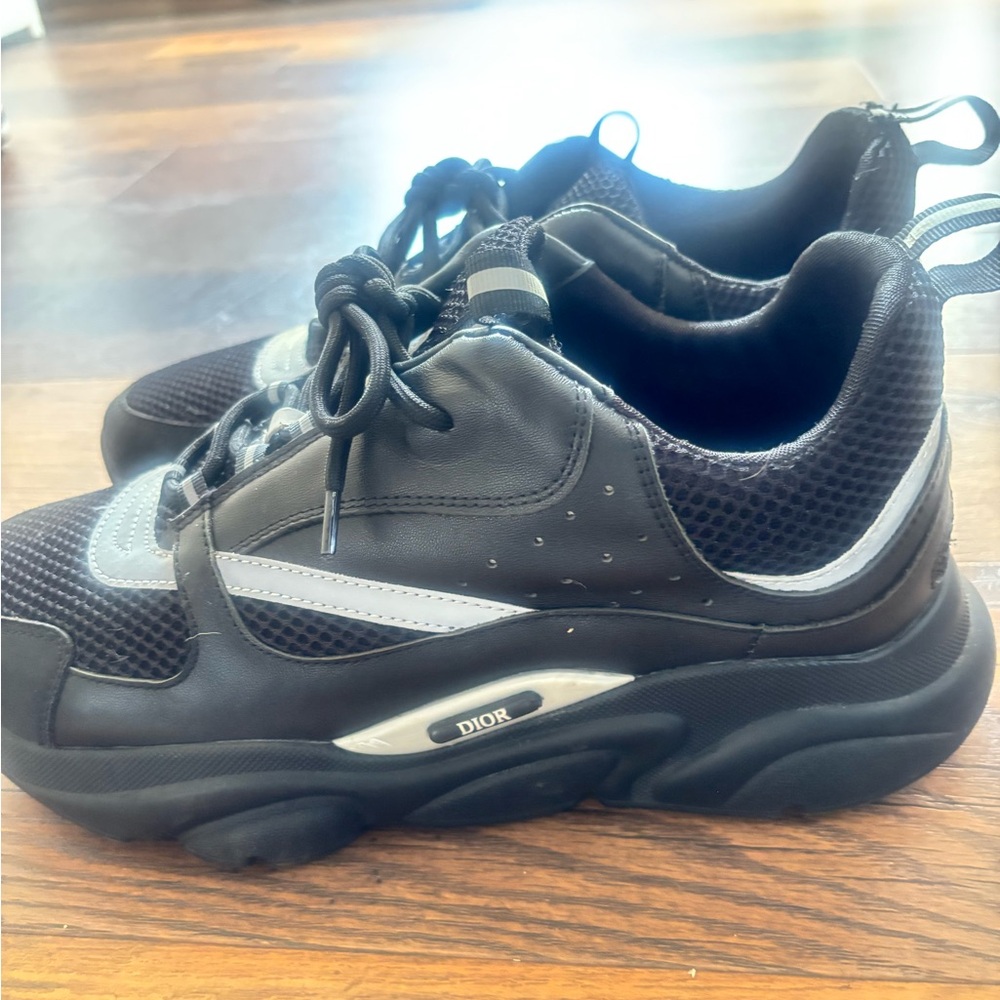 Mens Christian Dior b22 black/grey reflective size 12 - Picture 3 of 8